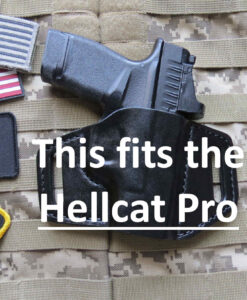 Springfield Hellcat Pro, Holster, Leather, Forward cant