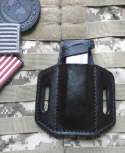 thumbnail image 2 of New Pacifica Leather Survival Series OWB Holster For M&P Shield 9mm/.40 – With Laser Cut & Mag Holder 2 of 6